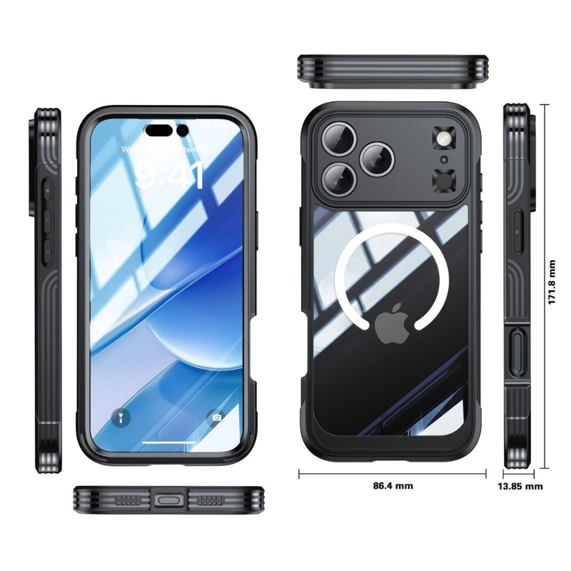 Cargue la imagen en el visor de la galería, Apple iPhone 17 Air - Tempered Glass MagSafe Phone Case
