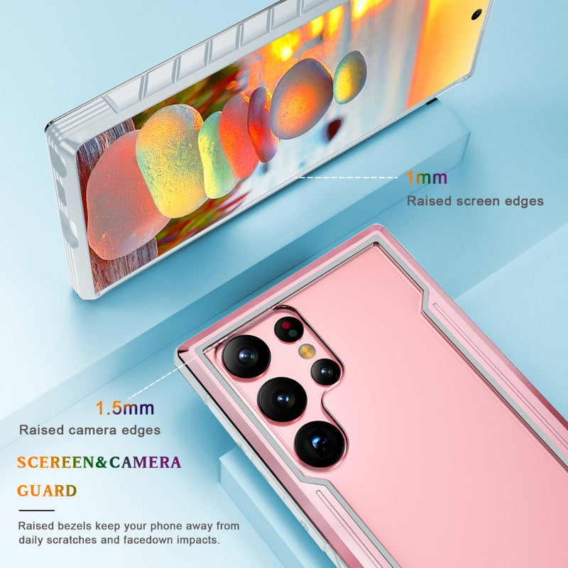 Load image into Gallery viewer, Samsung Galaxy S25 Plus 5G (SM-S936) - Clear PC Back + Soft TPU with Metal Frame Protective Case
