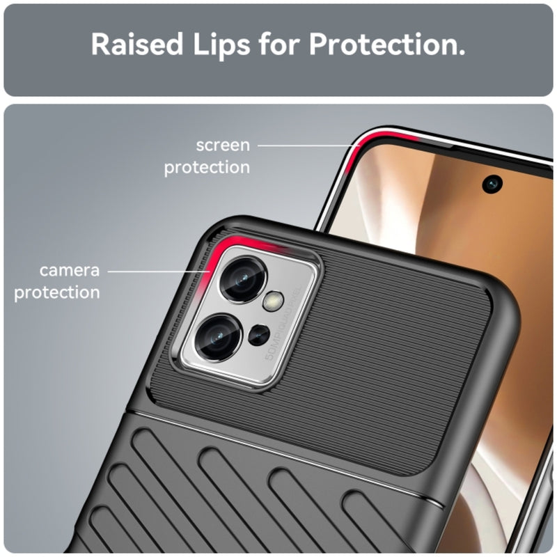 Cargue la imagen en el visor de la galería, Motorola Moto G32 - Thunder Series Twill Texture Thickened Anti-fall Protection TPU Case
