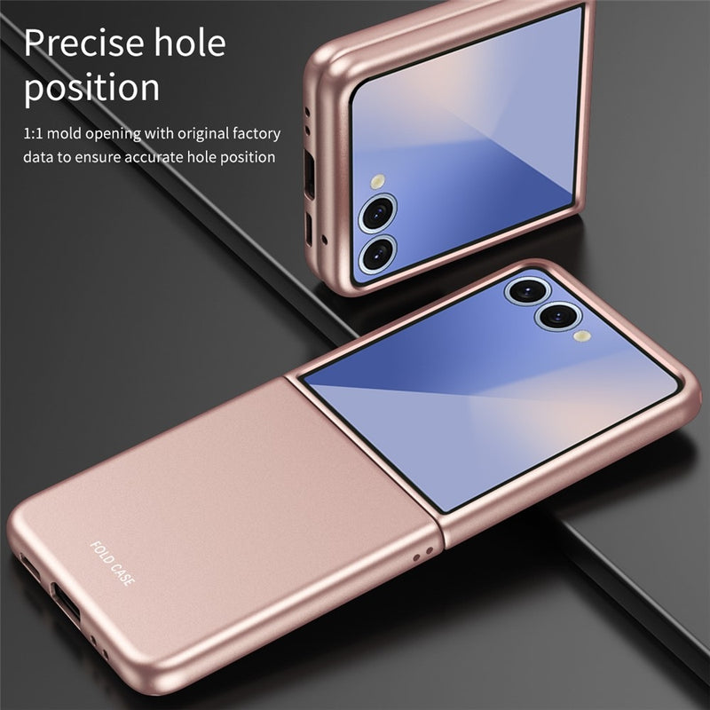 Load image into Gallery viewer, Samsung Galaxy Z Flip7 5G - Skin Feel Electroplating PC Shockproof Phone Case

