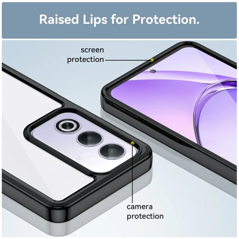 Chargez l&#39;image dans la visionneuse de la galerie, OPPO A80 / A3 Pro 5G - TPU + Acrylic Protective Clear Phone Cover - Polar Tech Australia
