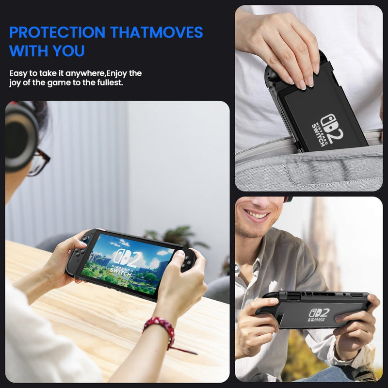 Cargue la imagen en el visor de la galería, Nintendo Switch 2 - Game Machine Shockproof TPU+PC Protective Case
