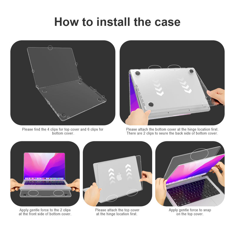 Cargue la imagen en el visor de la galería, Benwis Apple MacBook Air 13.6&quot; A2681 Crystal Hard Shell Thin Protective Case Cover - Polar Tech Australia
