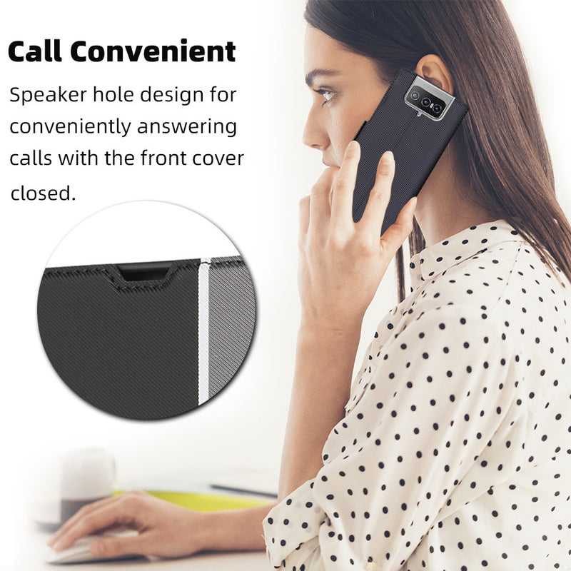 Load image into Gallery viewer, Asus Zenfone 9 / 10 - Magnetic Folding Invisible Stand Protective Case
