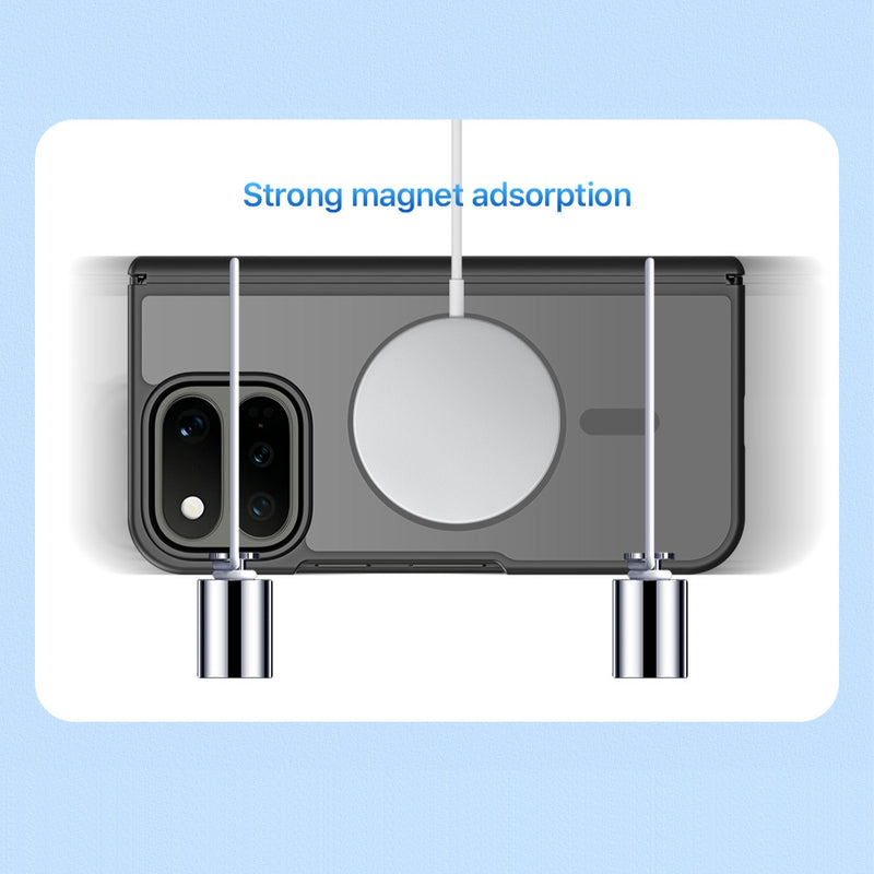 Chargez l'image dans la visionneuse de la galerie, Google Pixel 11 Pro Fold - Skin Friendly Matte Transparent Magnetic Phone Case
