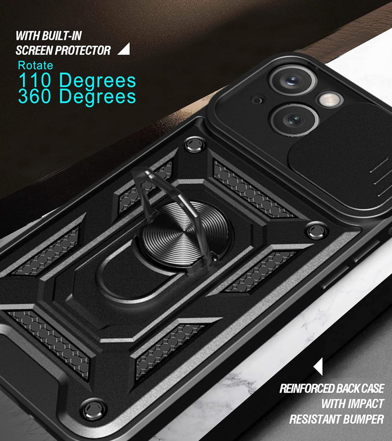 Load image into Gallery viewer, [Magnetic Ring Kickstand][Camera Cover] Motorola Moto Edge 40Pro/Edge Plus 2023/X40/X40 Pro - Shield Shockproof Rugged Heavy Duty Case - Polar Tech Australia
