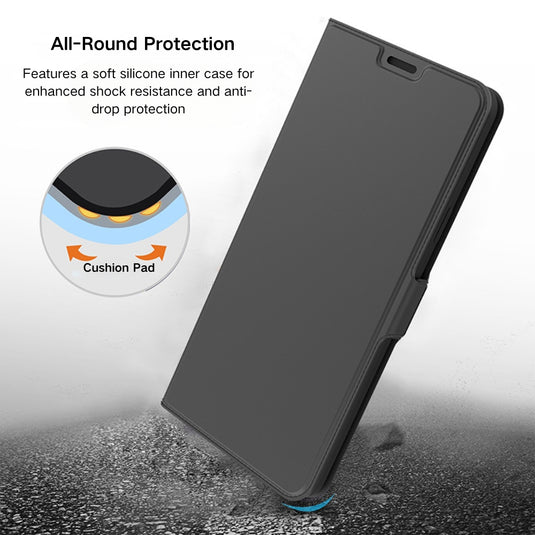 Samsung Galaxy A57 (SM-A576) - Magnetic Flip Cover Shockproof Wallet Phone Case with Stand - Polar Tech Australia