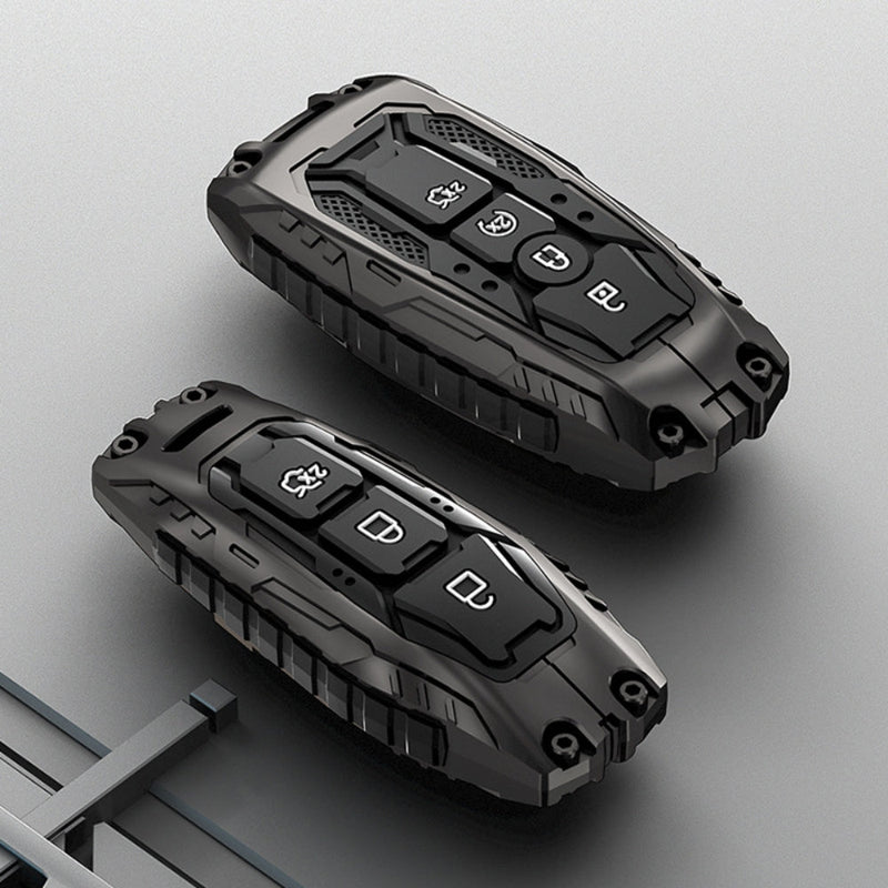 Chargez l&#39;image dans la visionneuse de la galerie, Ford Heavy-Duty Mecha Car Key Fob Case Cover For Mondeo, Focus, Mustang, Fusion, Raptor F-150, F-250, F-350, F-450, F-550, Edge, Explorer, Maverick
