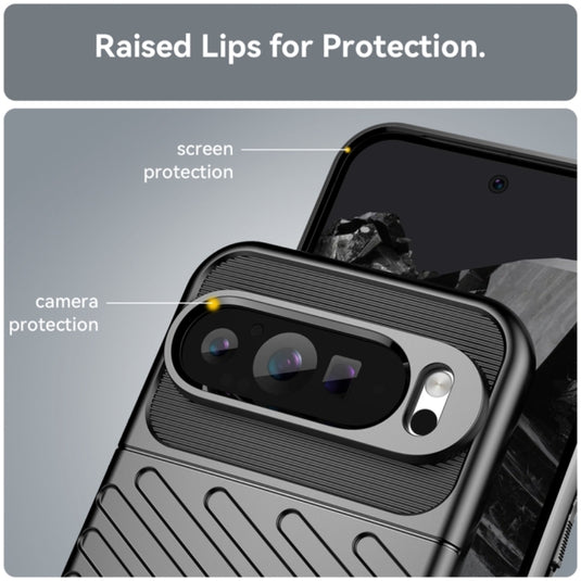 Google Pixel 9 Pro XL - Thunder Series Twill Texture Thickened Anti-fall Protection TPU Case - Polar Tech Australia