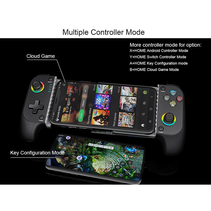 Load image into Gallery viewer, Switch Multi-Function Bluetooth Wireless Game Controller, Compatible with Android/iOS, Dual Vibration, 6-Axis Gyro, Turbo Function
