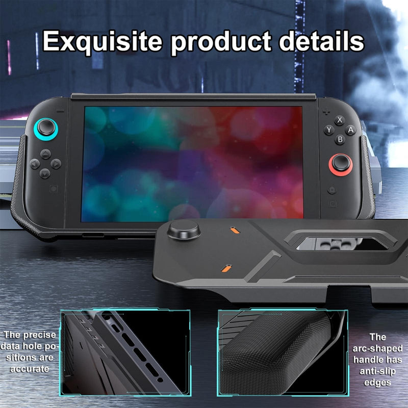 Cargue la imagen en el visor de la galería, Nintendo Switch 2 - XDcase Mecha Style TPU Middle Frame &amp; PC Front Cover Protective Case

