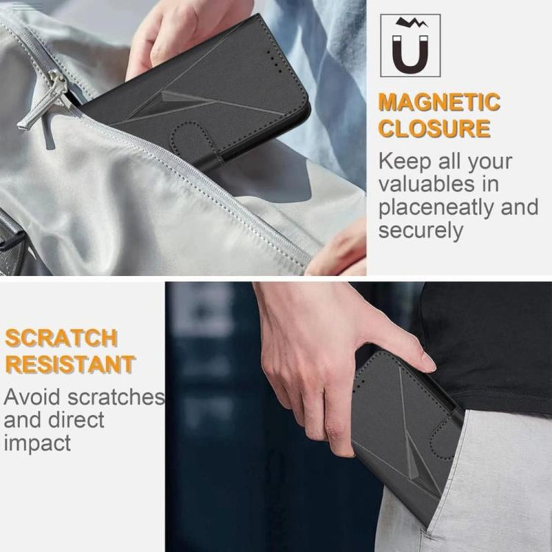 Load image into Gallery viewer, Nothing Phone (3a) - PU Leather Magnetic Flip Wallet Phone Case
