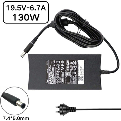 [19.5V-6.7A/130W][7.4*5.0] Dell Alienware Vostro Laptop AC Power Adapter Laptop Wall Charger - Polar Tech Australia