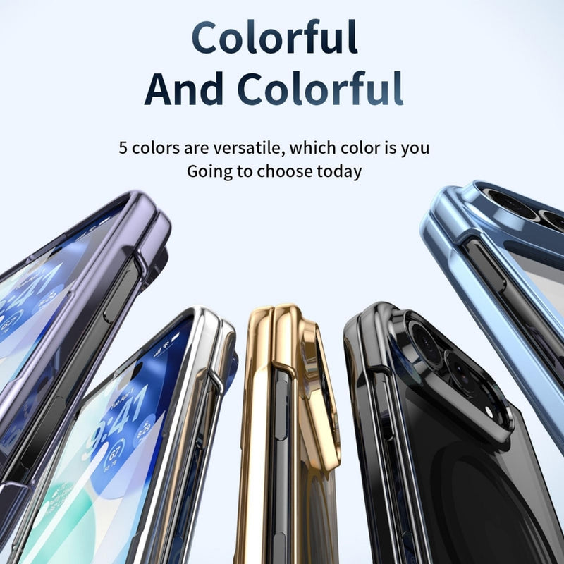 Load image into Gallery viewer, Apple iPhone Ultra - Clear Plated Magnetic Integrated Film Phone Case
