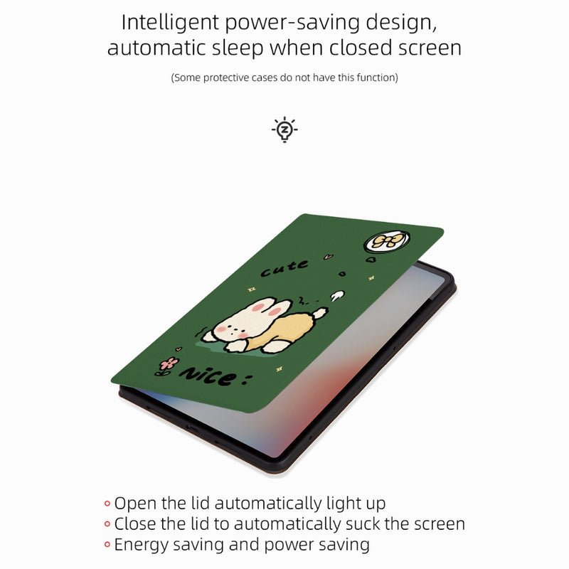 Load image into Gallery viewer, OPPO Pad Neo (OPD2302, OPD2303) - Cute Cartoon Pattern Magnetic Flip Stand Protective Case - Polar Tech Australia
