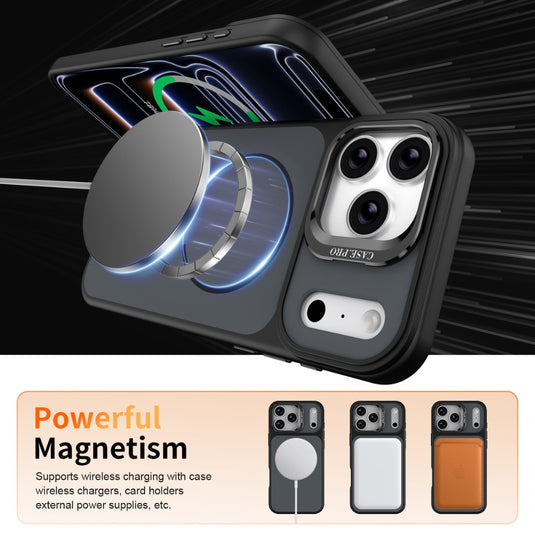 Apple iPhone 18 Pro - Bright Color Contrast Skin-feel Camera Bracket Magsafe Phone Case