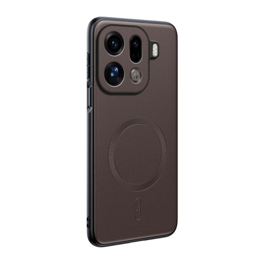 OPPO Find X9 Pro - Leather Magnetic Shockproof Case
