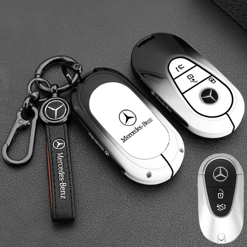 Load image into Gallery viewer, Mercedes Benz Stylish with Cool Shockproof Car Key Fob Protective Case Cover For Benz A, C, E, S, G-Class, GLA, GLB, GLC, GLE, GLS
