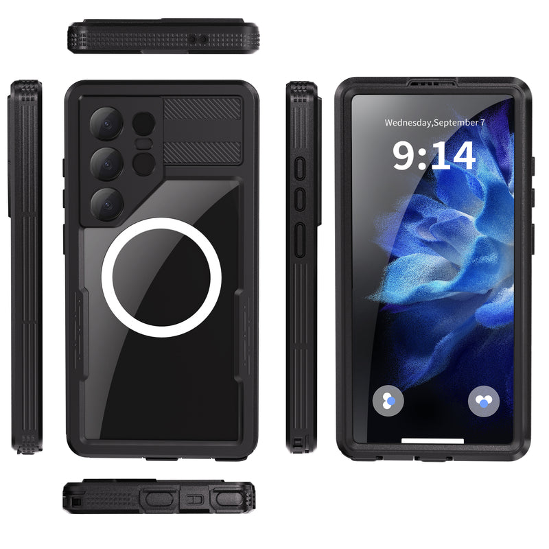 Chargez l&#39;image dans la visionneuse de la galerie, [Magsafe Compatible] [Mars Series] Samsung Galaxy S25/Plus/Ultra - Shellbox Full Covered Waterproof Heavy Duty Tough Armor Case - Polar Tech Australia
