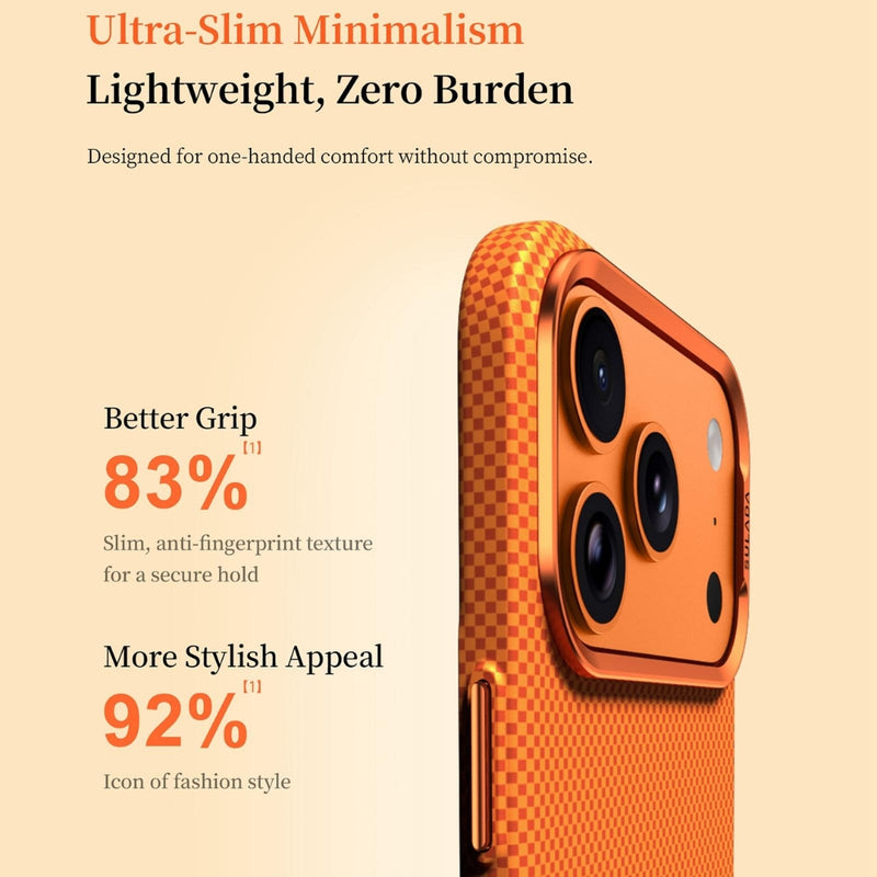 Load image into Gallery viewer, Apple iPhone 18 Pro - Kevlar Pixel Grid Texture Magnetic Phone Case

