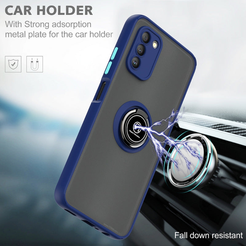 Cargue la imagen en el visor de la galería, Nokia G400 - Armor Matte Magnetic Ring Stand Case
