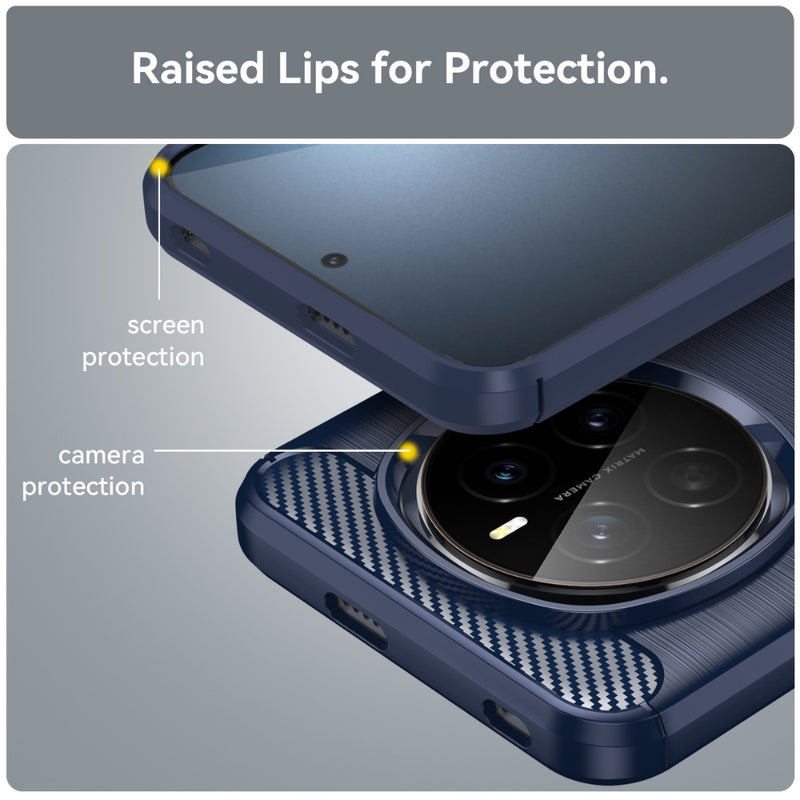 Load image into Gallery viewer, Honor Magic7 (PTP-AN00) - Carbon Fiber Brushed Texture TPU Phone Case
