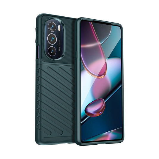 Motorola Moto Edge 20 Lite - Thunder Series Twill Texture Thickened Anti-fall Protection TPU Case