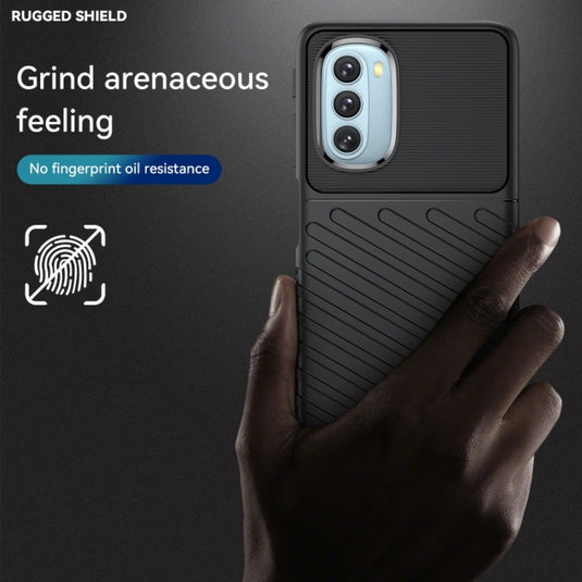Motorola Moto G50 5G - Thunder Series Twill Texture Thickened Anti-fall Protection TPU Case