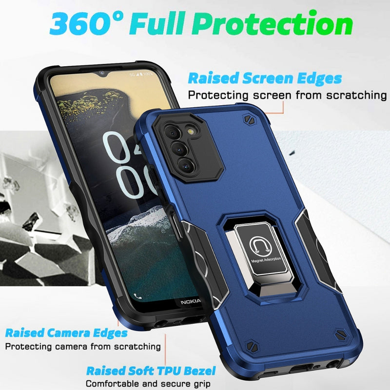 Load image into Gallery viewer, Nokia X100 - Non-slip Shockproof Armor Phone Case with Ring Holder
