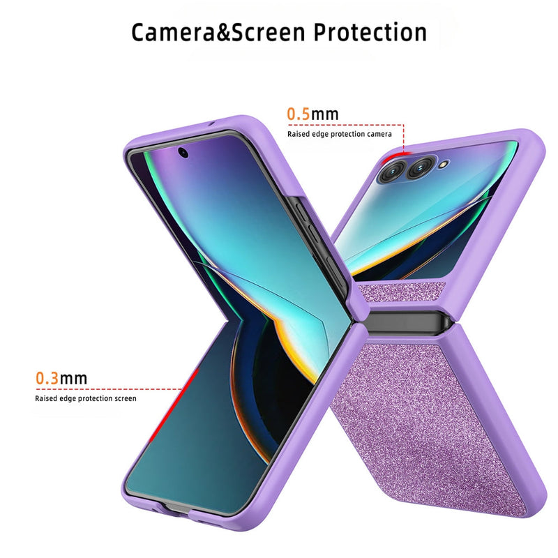 Load image into Gallery viewer, Motorola Razr 50/Ultra - Glitter Sparkly Silicone Full Coverage Shockproof Phone Case - Polar Tech Australia
