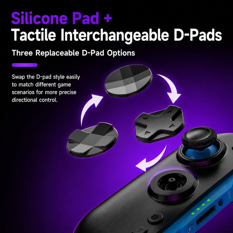 Chargez l'image dans la visionneuse de la galerie, Nintendo Switch 2 Left + Right Magnetic Controllers 9-Axis RGB Motion-Sensing Hall-Effect Joystick With Bluetooth 5.4 Wake-Up and Burst Fire Functionality

