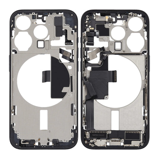 [With Built-in Parts] Apple iPhone 15 Pro - Middle Housing Frame (US Without SIM Tray Version)