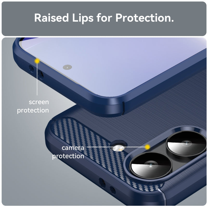 Load image into Gallery viewer, Xiaomi Poco X8 Pro Max - Carbon Fiber Brushed Texture TPU Phone Case - Polar Tech Australia
