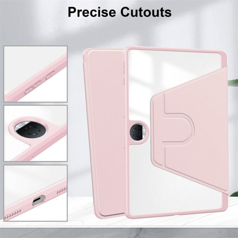 Load image into Gallery viewer, [With Pen Slot] OPPO Pad Neo (OPD2302, OPD2303) - Acrylic Transparent Rotating Stand Protective Case - Polar Tech Australia

