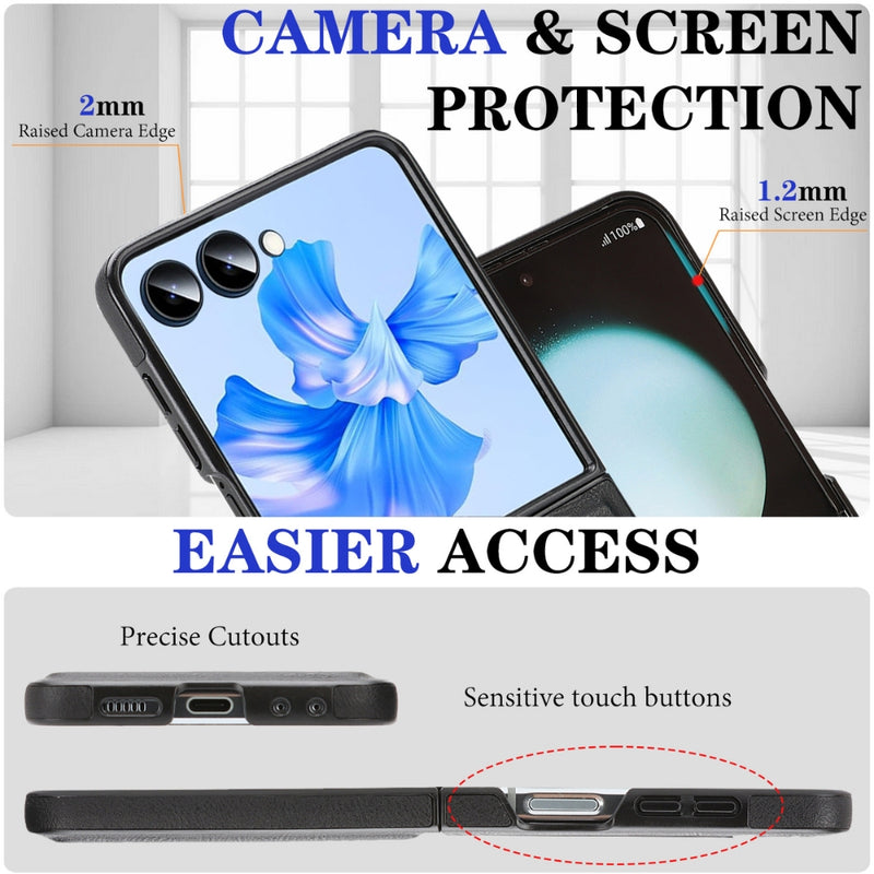Cargue la imagen en el visor de la galería, Samsung Galaxy Z Flip8 5G - MagSafe Magnetic Wallet Phone Case with Side Card Holder
