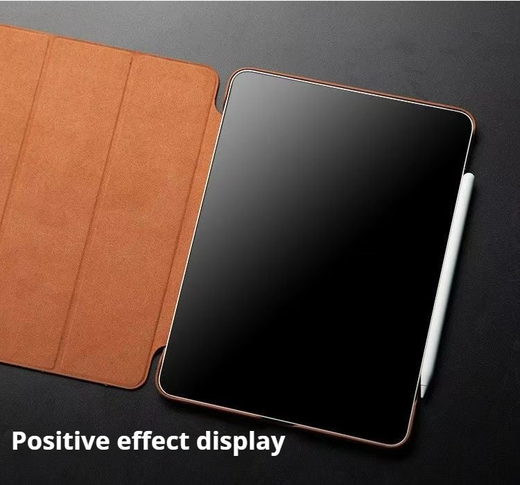 Cargue la imagen en el visor de la galería, Apple iPad Pro 11-inch 4th Gen (2022) Genuine Leather Full-protection Shockproof Case - Polar Tech Australia
