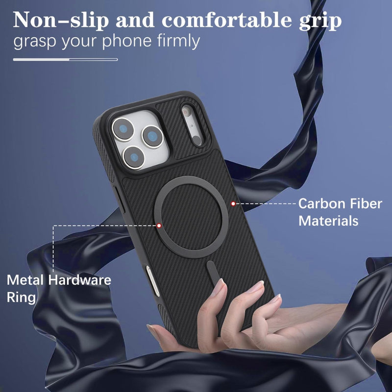 Chargez l'image dans la visionneuse de la galerie, Apple iPhone 18 Pro - Kalebol Carbon Fiber MagSafe Phone Case
