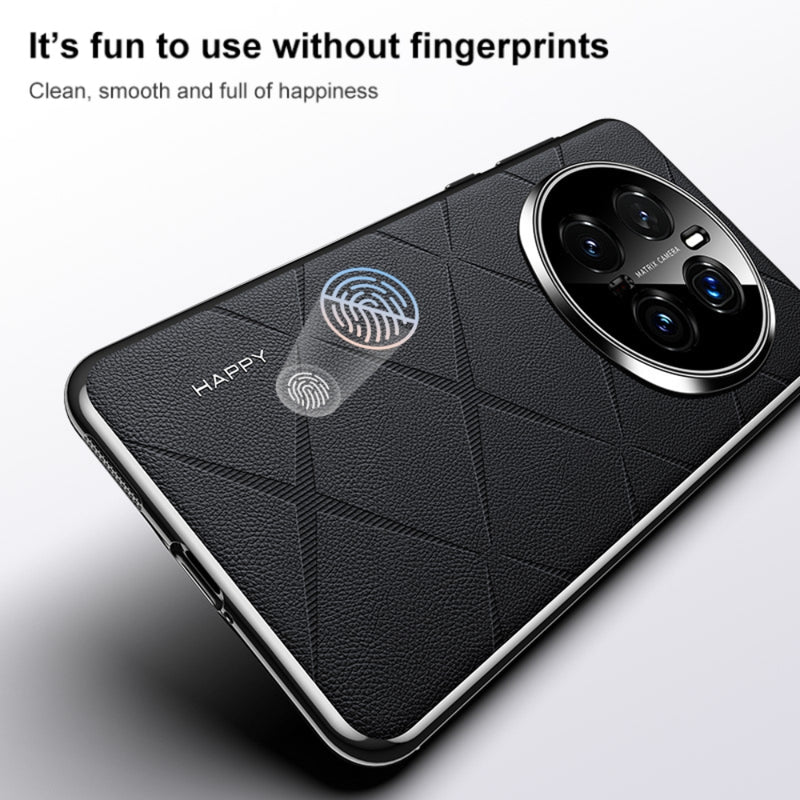 Load image into Gallery viewer, Honor Magic7 Pro (PTP-N49, PTP-AN10) - Plain Leather PC Phone Case
