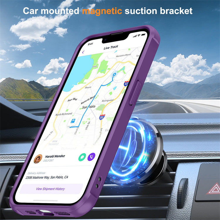 Cargue la imagen en el visor de la galería, [Magsafe Compatible][360° Rotating Stand] Apple iPhone 16e Full-coverage Shockproof Essentials Series Case - Polar Tech Australia
