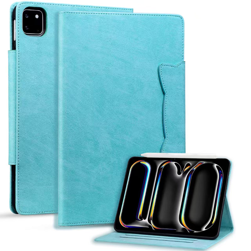Cargue la imagen en el visor de la galería, Apple iPad 5/6 9.7&#39;&#39; 5/6th Gen (2017/2018) Business Retro Matte Leather Protective Case
