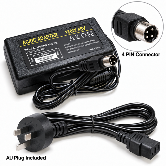 [48V-3.75A][4 Pin] Replacement Power Adapter Compatible with Swann NVR 16‑8580