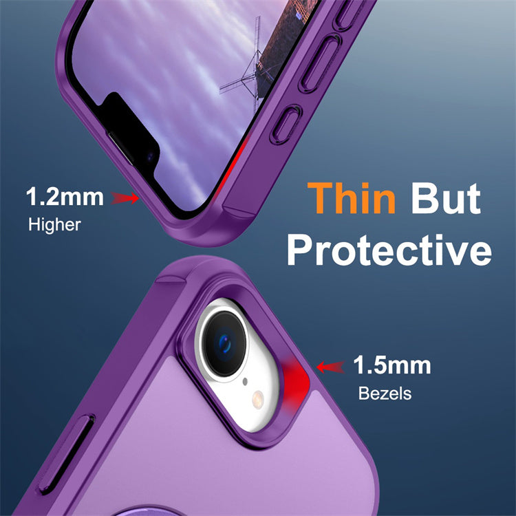 Cargue la imagen en el visor de la galería, [Magsafe Compatible][360° Rotating Stand] Apple iPhone 16e Full-coverage Shockproof Essentials Series Case - Polar Tech Australia

