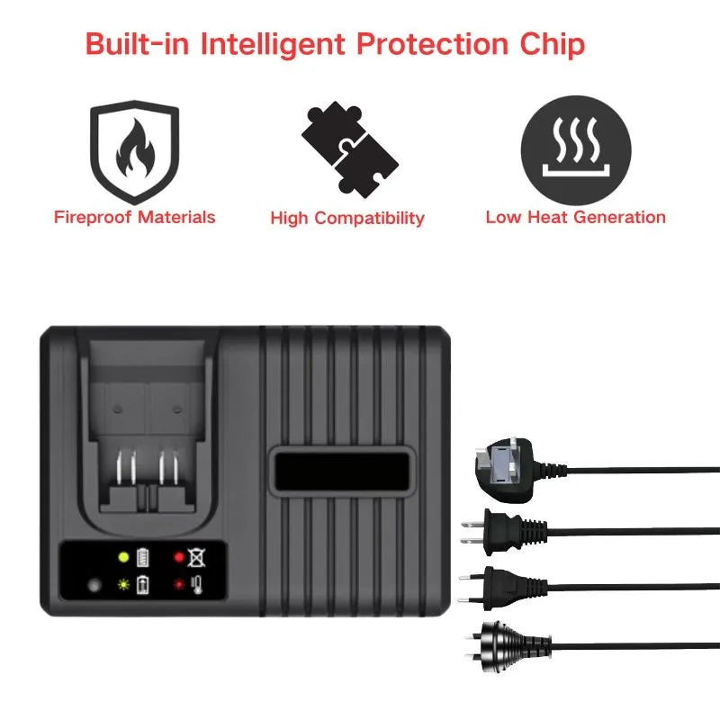 Chargez l&#39;image dans la visionneuse de la galerie, Replacement Charger For Worx 20V-6A Electrical Tool Li-ion Battery - Polar Tech Australia
