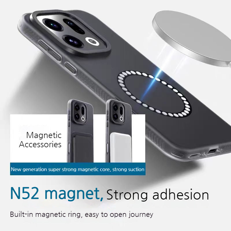 Load image into Gallery viewer, [Magsafe Compatible] OPPO Find X9/Pro - Matte Full Coverage Shockproof Case - i-Station Mobile Phone &amp; Electronic Device Repair and Accessories
