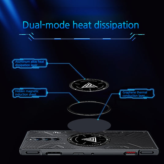 ZTE Nubia RedMagic 11 Pro/Plus Heat-Dissipating Airbag Shockproof Phone Case - Polar Tech Australia