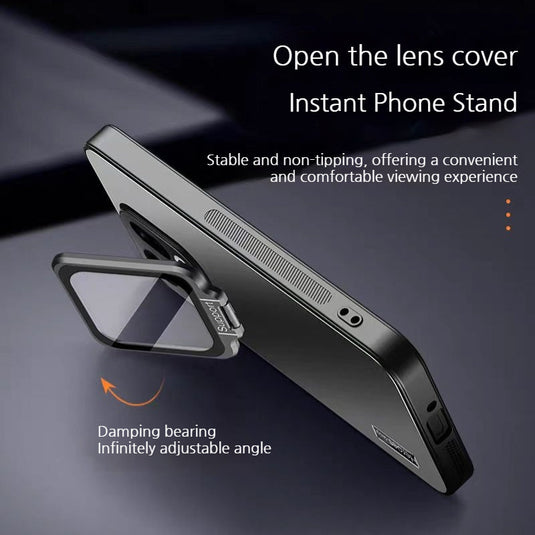 [With Lens Bracket] OPPO Find X9/Pro - Ultra-Thin Matte Shockproof Phone Case - i-Station Mobile Phone & Electronic Device Repair and Accessories