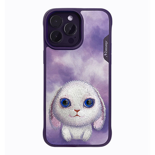 Nimmy Pet Animal Big Eye Series iPhone 13/14/15/Pro/Max Embroidery 3D Cute Cool Case - Polar Tech Australia