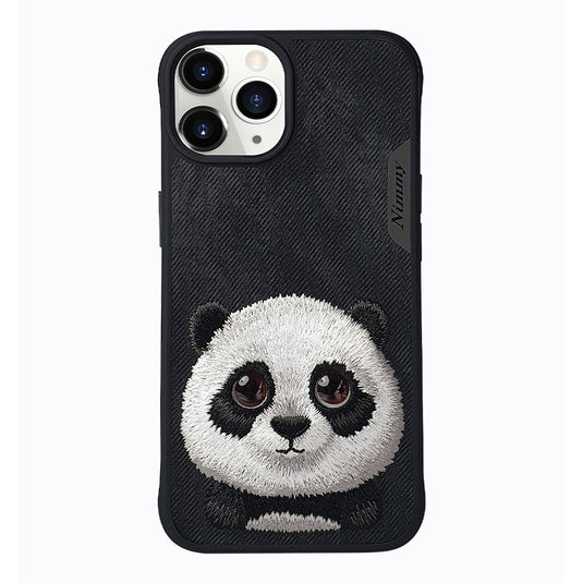 Nimmy Pet Animal Big Eye Series iPhone 13/14/15/Pro/Max Embroidery 3D Cute Cool Case - Polar Tech Australia