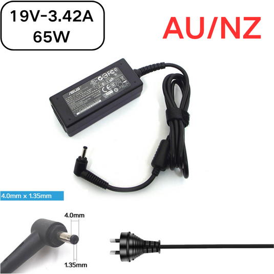 [19V-3.42A/65W][4.0x1.35] ASUS VivoBook S14 & ZenBook Laptop AC Power Supply Adapter Charger