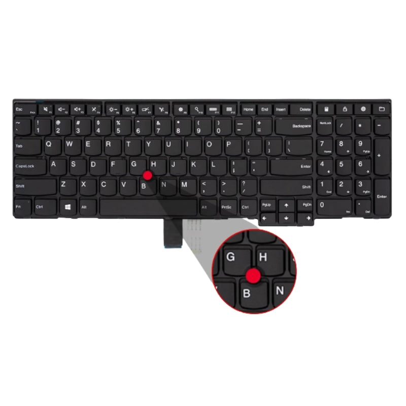 Load image into Gallery viewer, Lenovo ThinkPad E531 E540 / T540P T550 T560 / W540 W541 W550 W550S / L540 L560 L570 Series - Laptop Keyboard With Backlit US Layout
